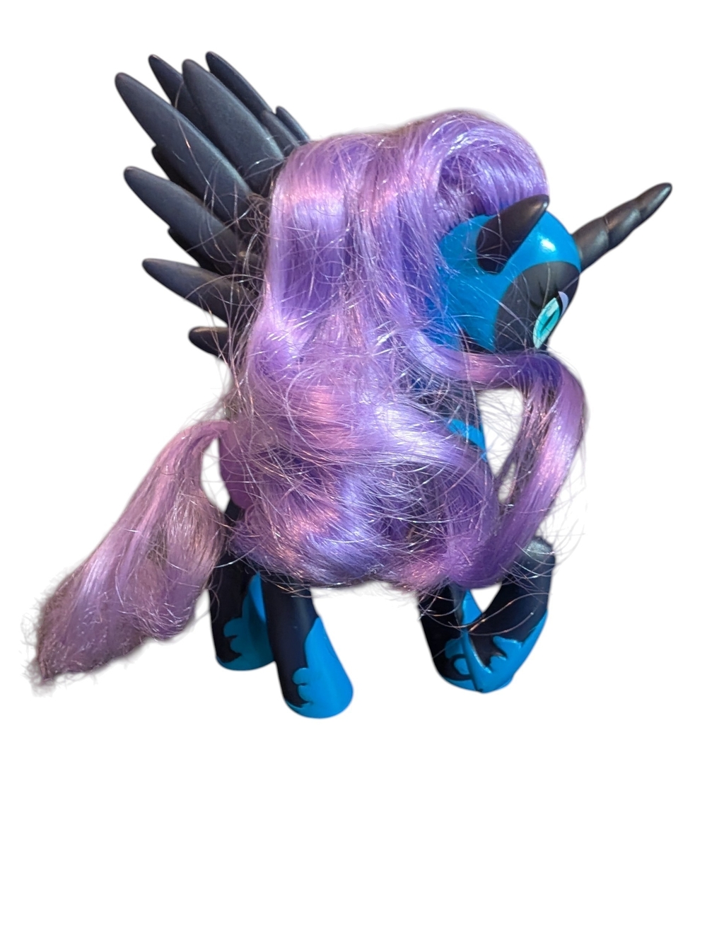 My Little Pony G4 Nightmare Moon Brushable Alicorn Figure Hasbro MLP FIM - Picture 4 of 6